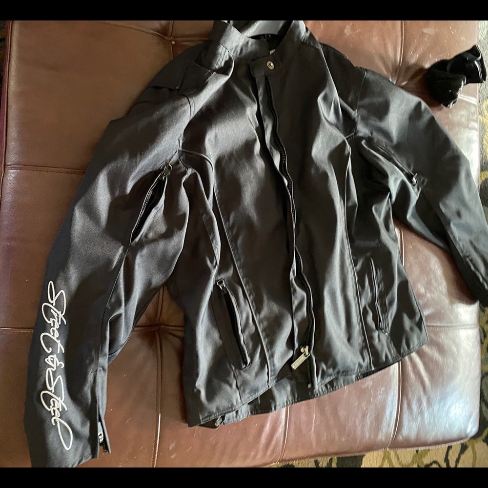 Women’s Black Street & Steel Motorcycle Jacket
